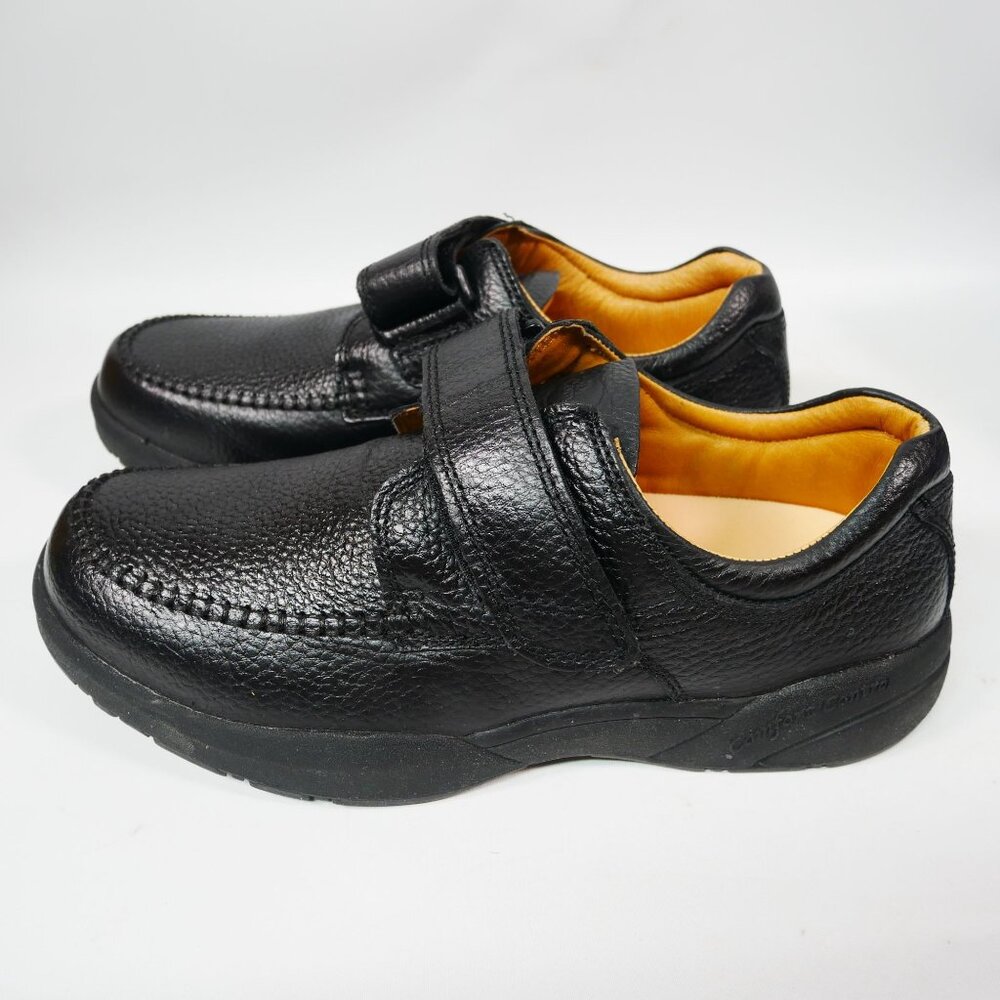Mens Dr Comfort Scott #9210 Diabetic Casual Leather Black Shoes Size 10xw - Picture 3 of 7